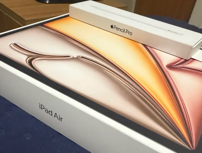 iPad Air M3 13 polegadas e Apple Pencil Pro