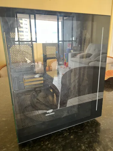gabinete gamer aquário 