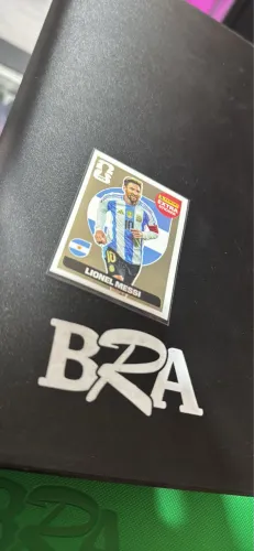 Figurinha legend Messi ouro