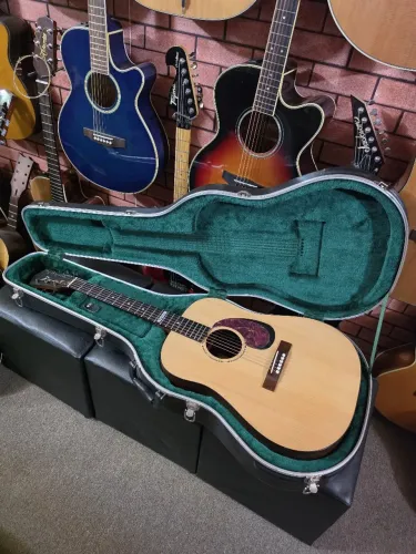 Violão Pallot folk elétrico inteiro sólido regulado ANALISO TROCAS