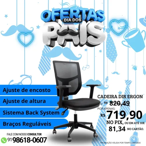 Cadeira diretor ergon