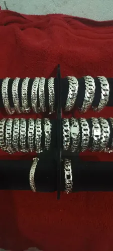 Corrente e pulseiras de prata 925 original 