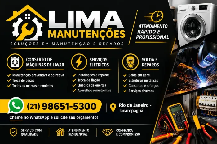 CONSERTOS E MANUTENÇÃO