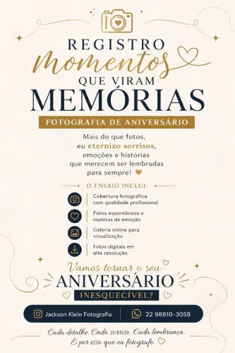 Fotografia de aniversário 