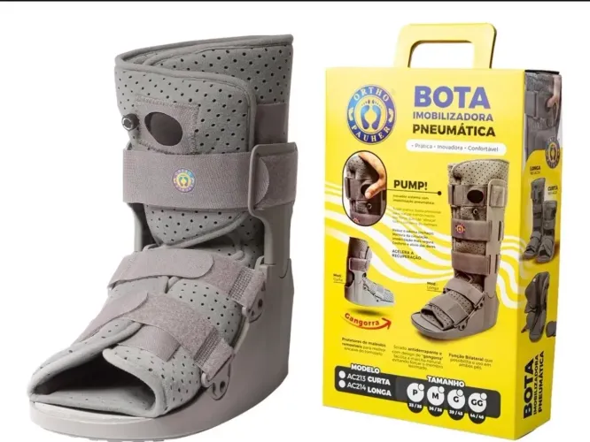 Bota Imobilizadora Ortopédica Pneumática Curta Ortho Pauher 