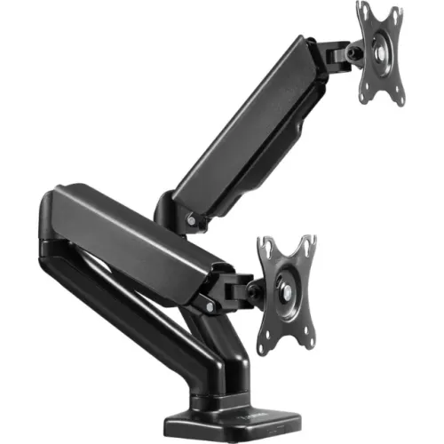 Suporte Articulado P/ Dois Monitores C/ Pistão a Gás Fortrek Fk 441s *ENTREGA GRÁTIS*
