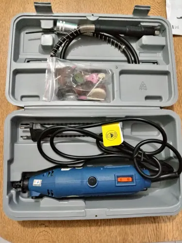 Micro Retifica Mini Retifica NOVA 45 Peças Completa Microretifica Miniretifica Novo Esmeri