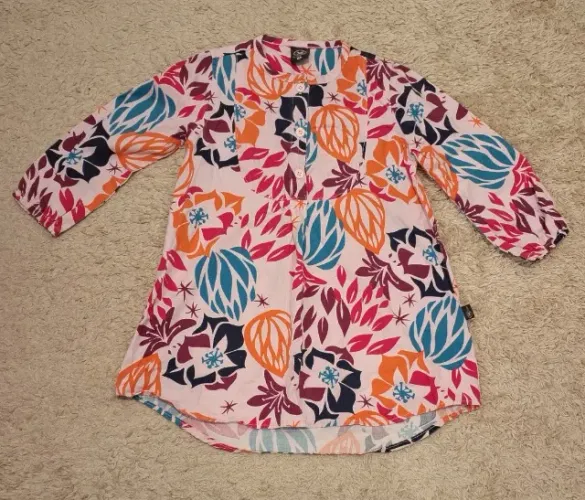 Vestido Hering Kids Floral Tamanho 4
