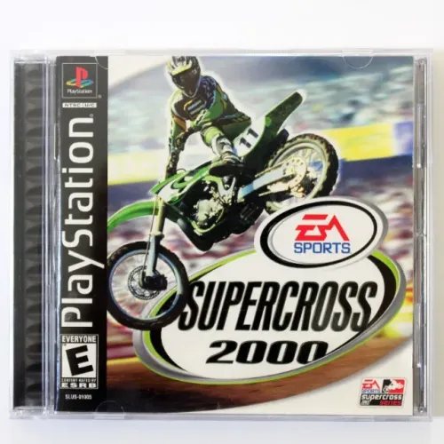 Supercross 2000 para PlayStation original completo e em perfeito estado de conservação