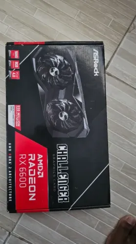 Placa de Vídeo RX6600 8GB ASRock - 11 meses de uso