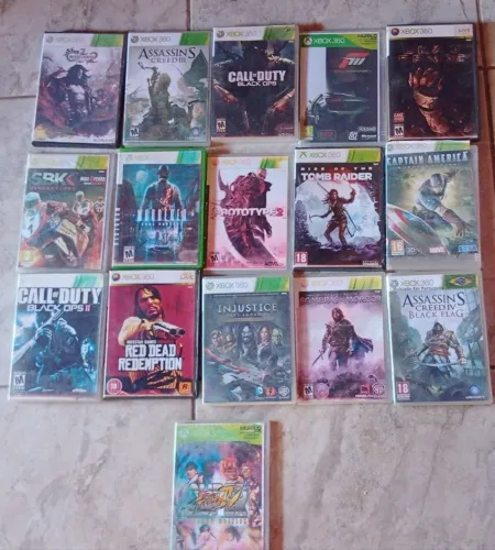 Vários jogos Xbox 360