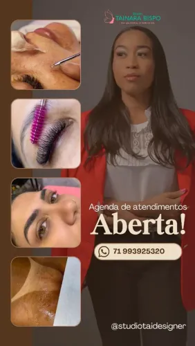 Design de sobrancelhas, depilação, cílios e limpeza de pele