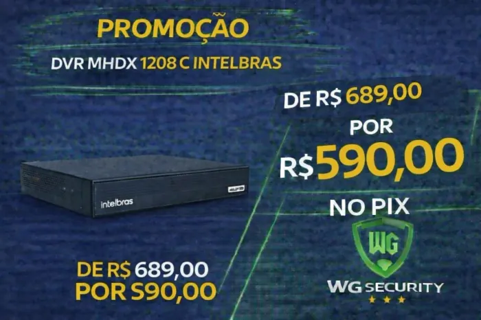 DVR MHDX 1208C INTELBRAS