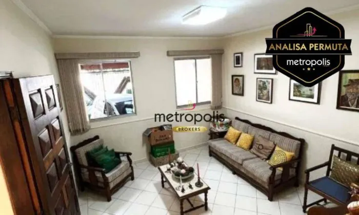 Sobrado com 4 dormitórios à venda, 195 m² por R$ 810.000,00 - Nova Petrópolis - São Bernar