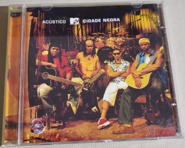 CD CIDADE NEGRA ACUSTICO MTV (SEM RISCOS, COM ENCARTE, EXCLENTES CONDIÇÕES)