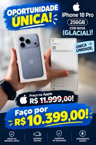 iPhone 18 Pro 256GB Glacial