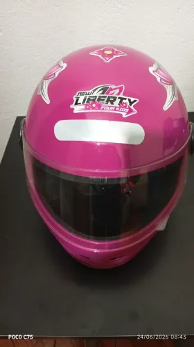 Capacete liberty infantil Rosa N°54