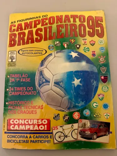 Álbum Campeonato Brasileiro 1995 Completo