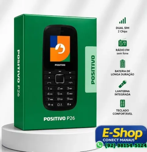Celular De Botão Para Idoso Positivo P36 - Entrega Rápida