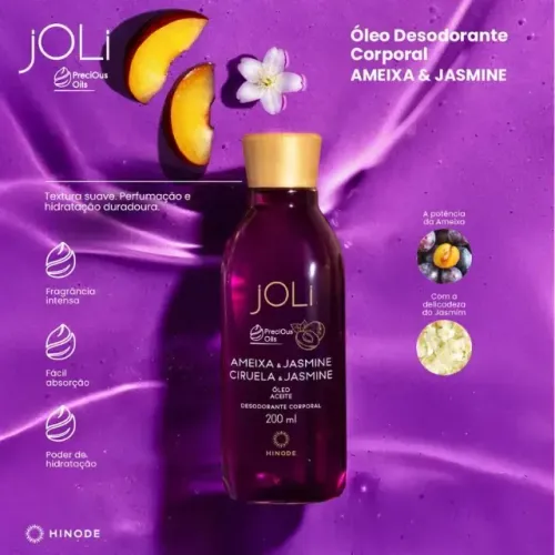 Linha Joli Óleo Desodorante Corporal 200ml