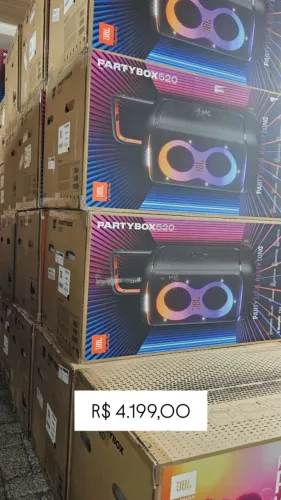 JBL Partybox 520 Lacrado | Novo