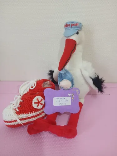 Sapatinho de Crochê Tipo tênis 