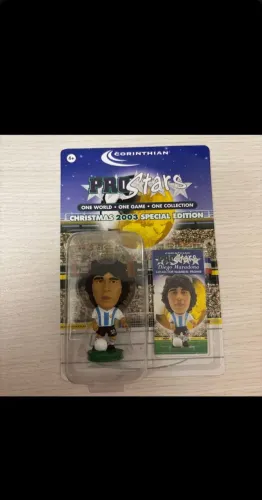 Raridade! Mini Craque Maradona ProStars - Edição Especial Natal 2003 (Lacrado)