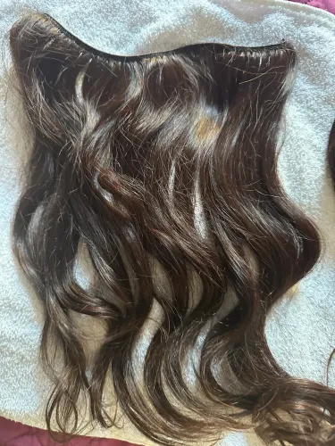 Telas prontas pra mega hair cabelo 100% brasileiro valor R$ R$ 600,00