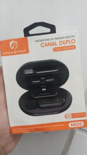 Microfone de prender sem fio