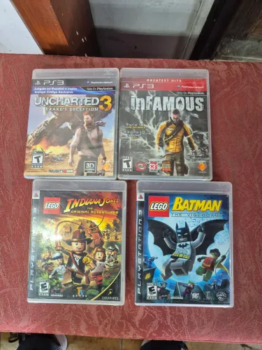 Lote 4 jogos PS3