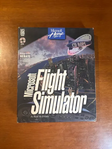 Microsoft Flight Simulator 1995 Versão BIG BOX 