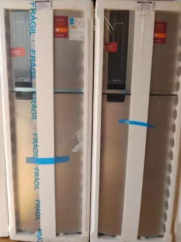 Geladeira inox Brastemp 385 litros