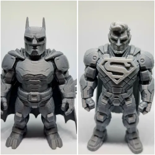 Kit 2 Bonecos Super herói 3D