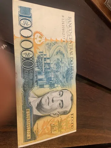Lote de Cédulas Antigas Brasileiras - Cruzeiros - Colecionador ou decoração Vintage