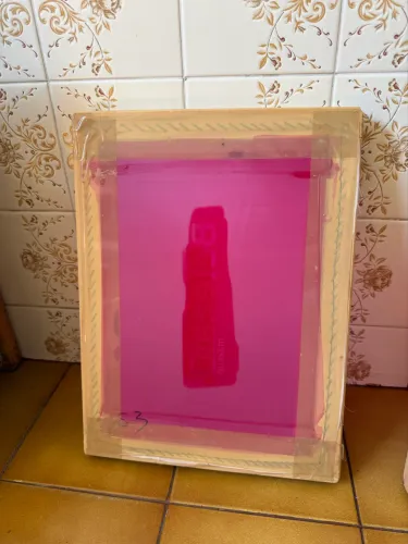 Tela esticada silk screen