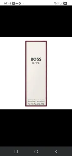 perfume feminino Hugo Boss Femme Edp 75 ml