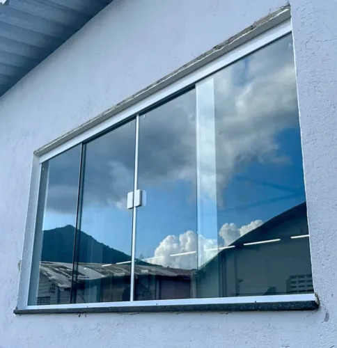 Janelas blindex em vidro temperado