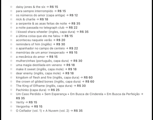 Venda de livros (novos e usados) diversos. Colleen Hoover, Duologia, Trilogia