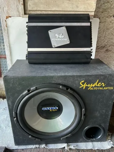 Modulo Hurricane Ha4.120 + caixa automotiva spyder