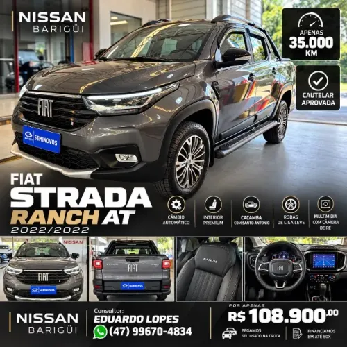 Fiat Strada Ranch 1.3 Flex 8V CD Aut. 2022