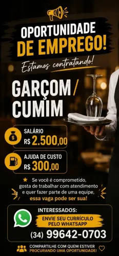Oportunidade de emprego