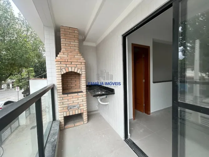 Casa à venda Santos/SP Marapé 2 quartos 1 vaga sacada churrasqueira