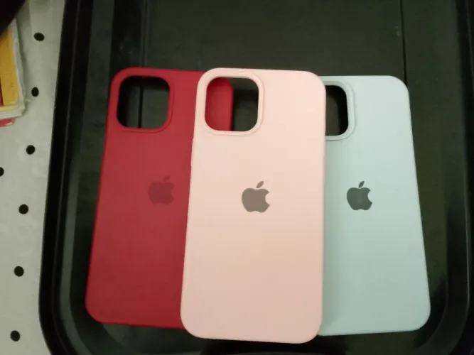 3 Capinhas para iphone 12 Pro Max Silicone Antiqueda Interior Aveludado