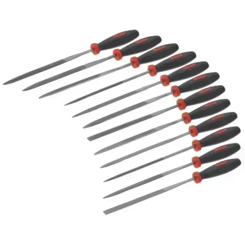 Jogo Lima Agulha 12 Pecas Com Cabo 150mm Worker