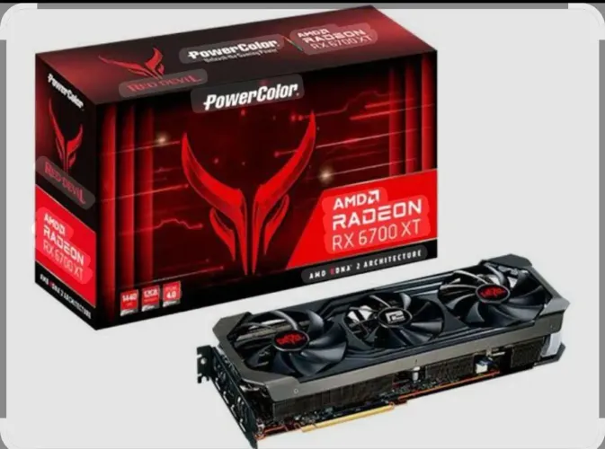 Placa de vídeo RX6700xt Red Devil