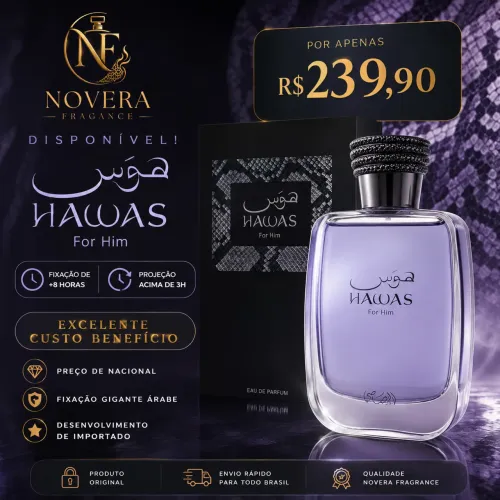 Hawas For Him 100Ml - Árabe masculino