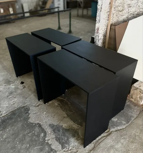 ESCRIVANINHA DIRETO DA FÁBRICA DE MDF PRETO DE MÓVEIS PLANEJADOS
