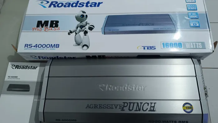 Módulo Roadstar Agressive Punch 4.000w RMS 1 canal