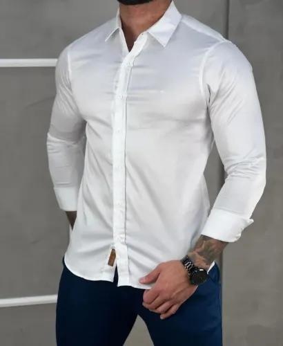 Camisa Social Acetinada