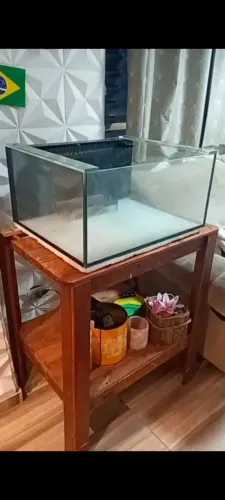 aquário 60x30x50 com sexto vidro